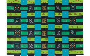 finished paper weave