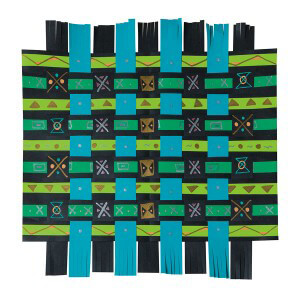 finished paper weave
